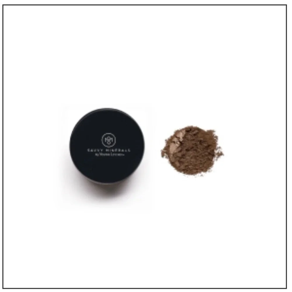 Savvy Minerals by Young Living Eyeshadow Determined Brown Loose Powder 0.03oz